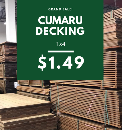 brazilian teak cumaru best price fort lauderdale fl